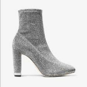 Michael Kors Siver Glitter Pull On Boot